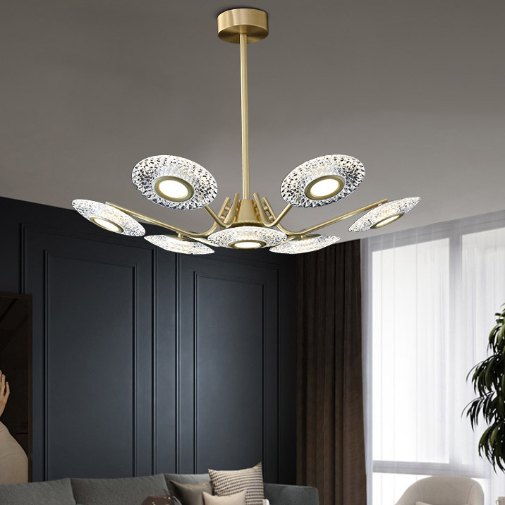 Потолочная люстра SEVALDA CH L9 by ImperiumLoft