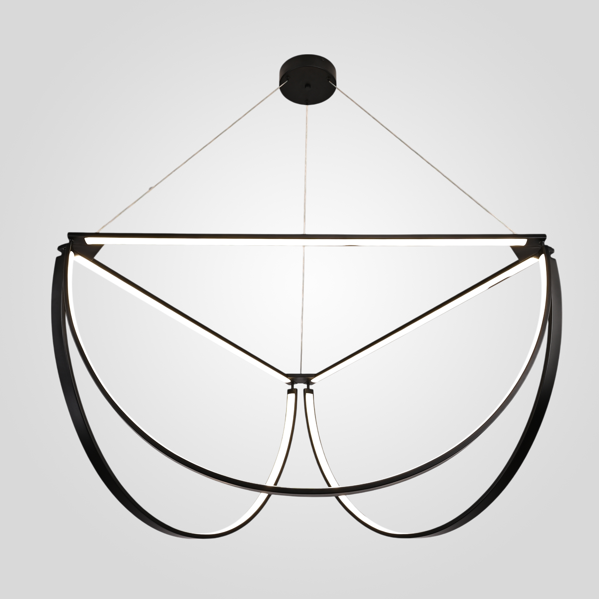 Подвесной светильник SOLANA LIGHT 3 Black by ImperiumLoft