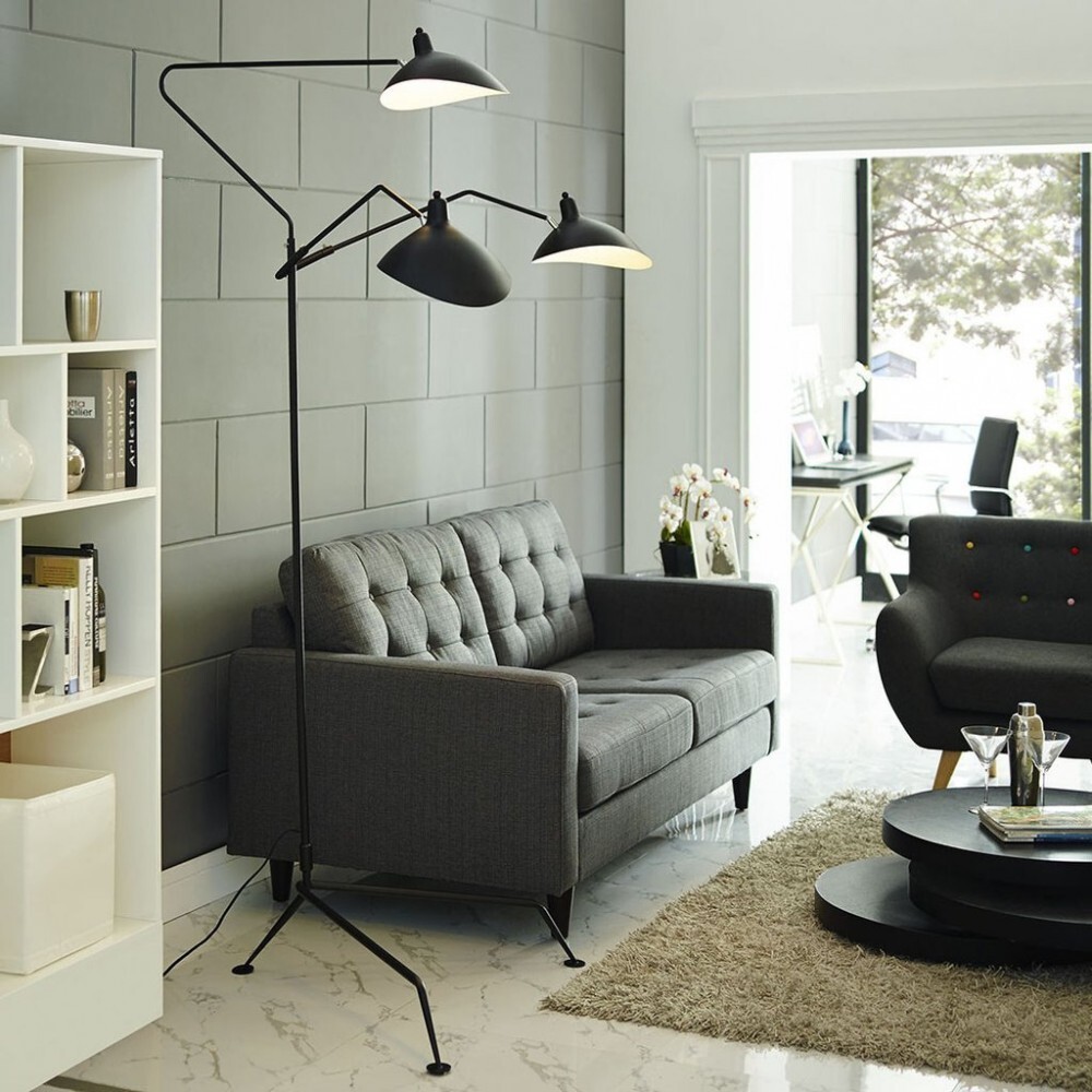 Торшер Delight Collection TF8505-3 black