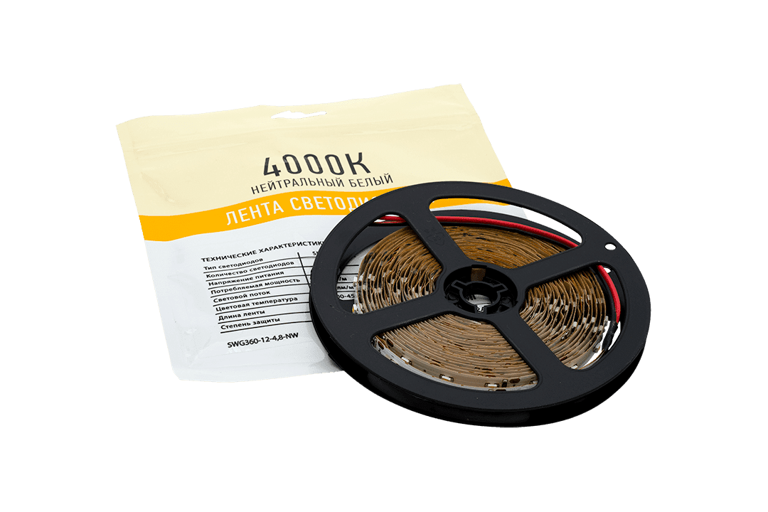 Лента светодиодная SWG SWG360-12-4.8-NW