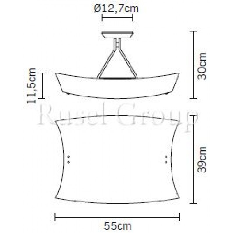 Потолочный светильник Fabbian Teorema D09 E01 01