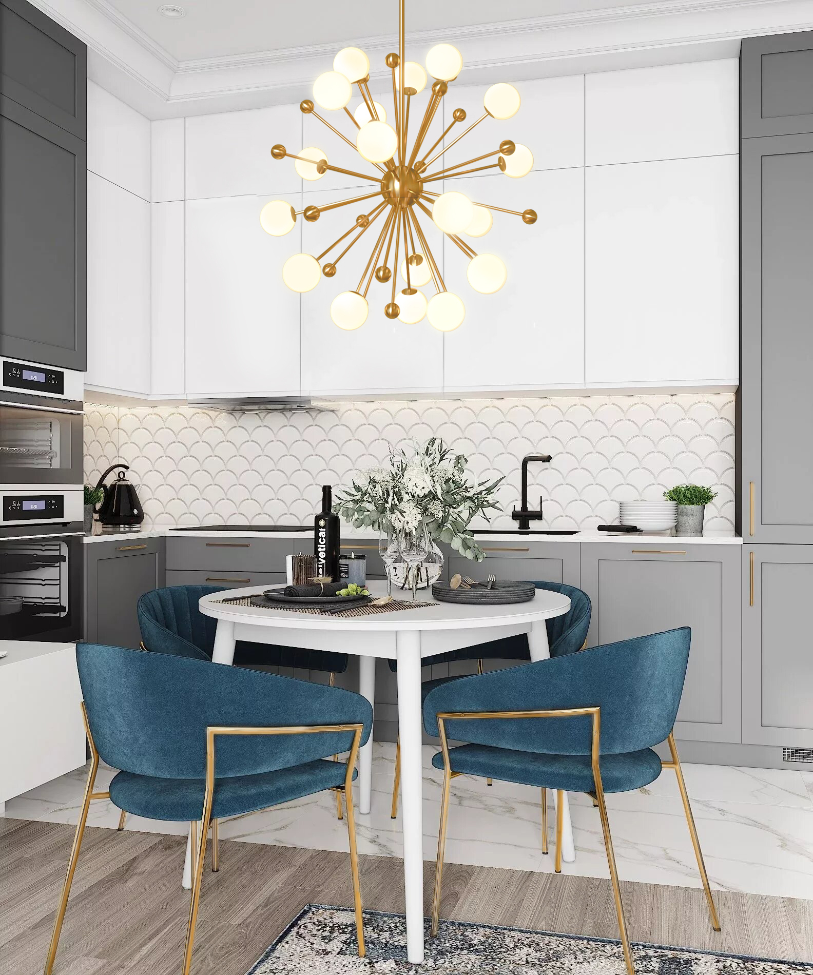 Люстра Milosh tendence 0690CL-18AB