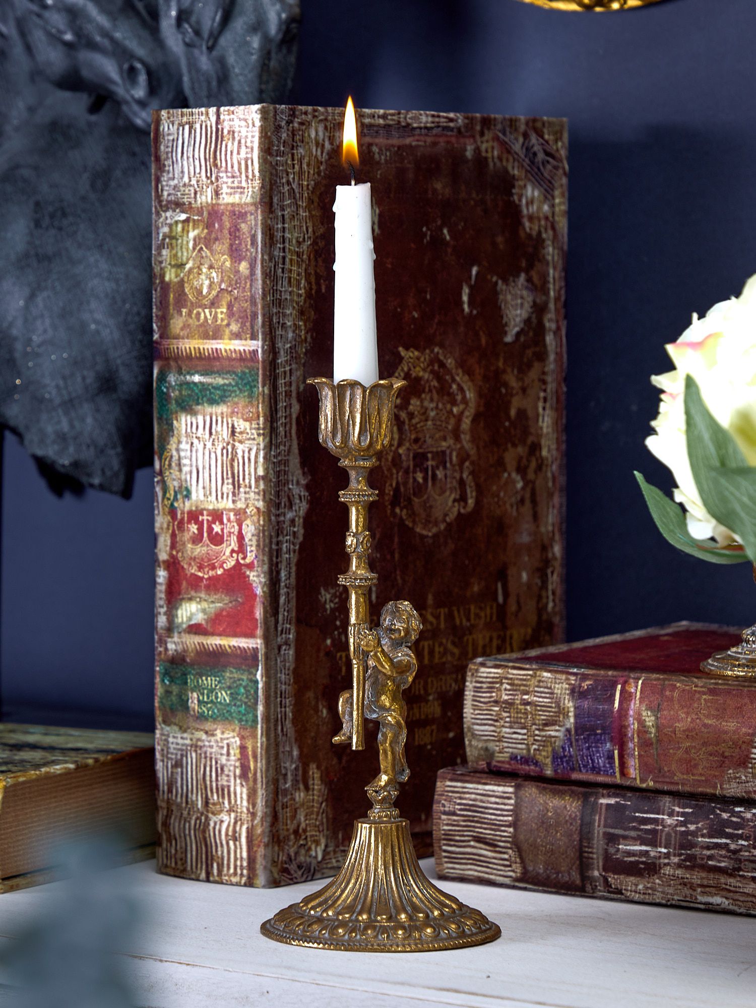 Подсвечник с ангелом Glasar 57-068