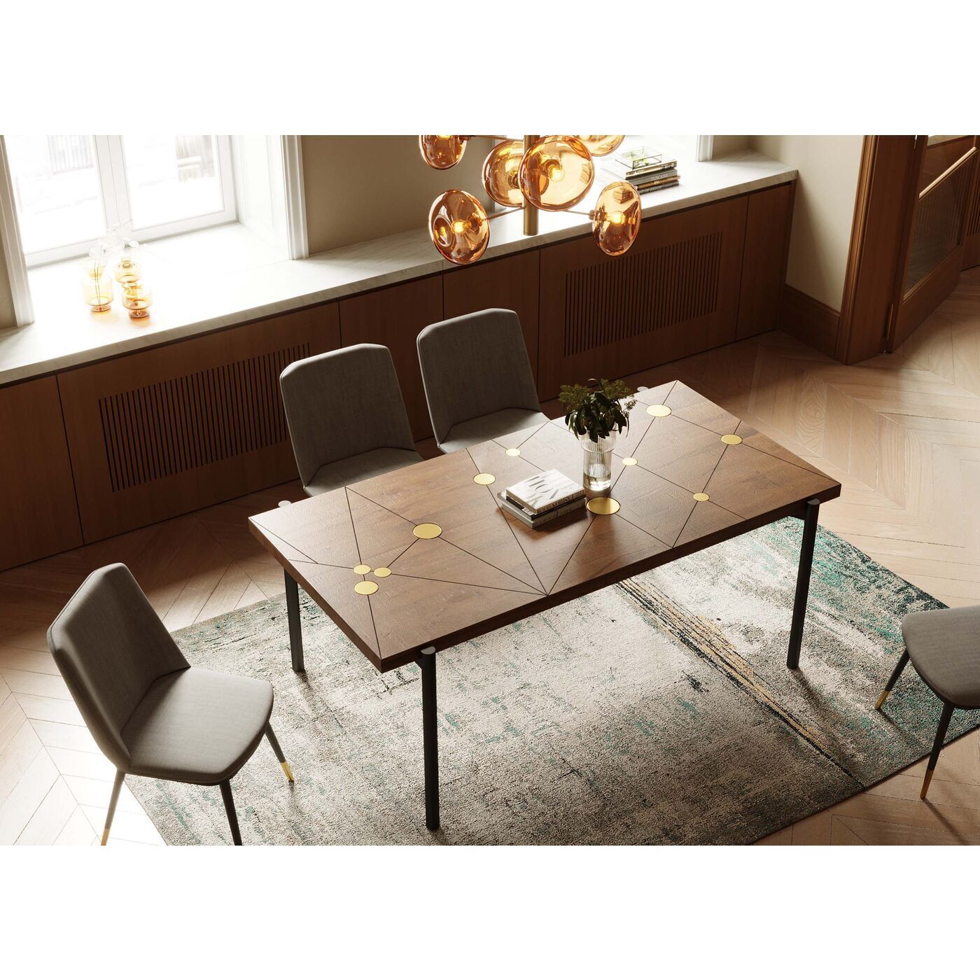 Стол обеденный KARE Galaxy 86176