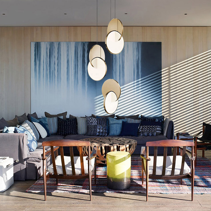 Подвесной светильник ECLIPSE PENDANT LIGHT by broom Gold by ImperiumLoft