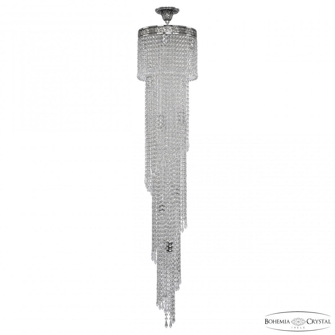 Люстра спираль хрустальная 83111/30IV-150 NB Bohemia Ivele Crystal