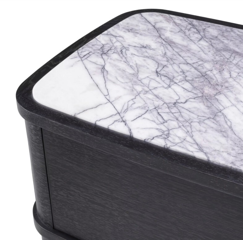 Прикроватная тумба Eichholtz Cabana charcoal grey oak veneer 115103
