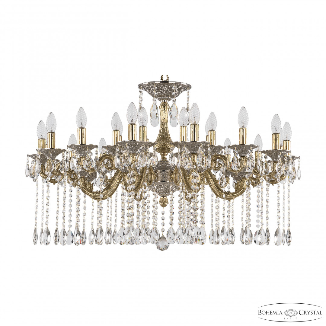 Люстра бронзовая с хрусталём 71105/24/365 A GS