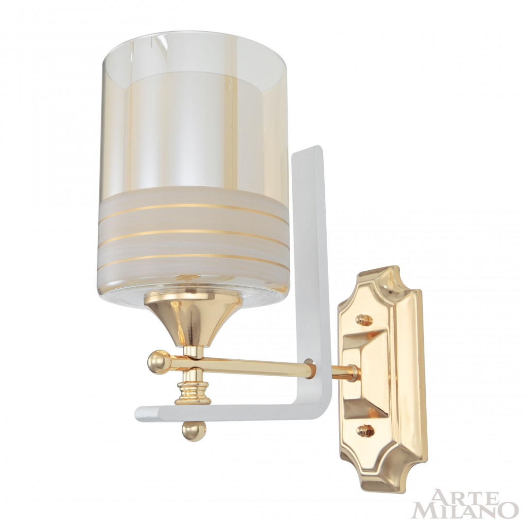 Бра с плафоном 306087/1W Wh/Gd Arte Milano