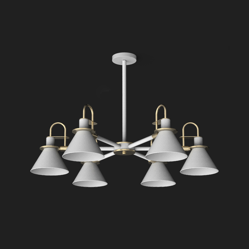 Люстра на штанге CODA D88 White by ImperiumLoft