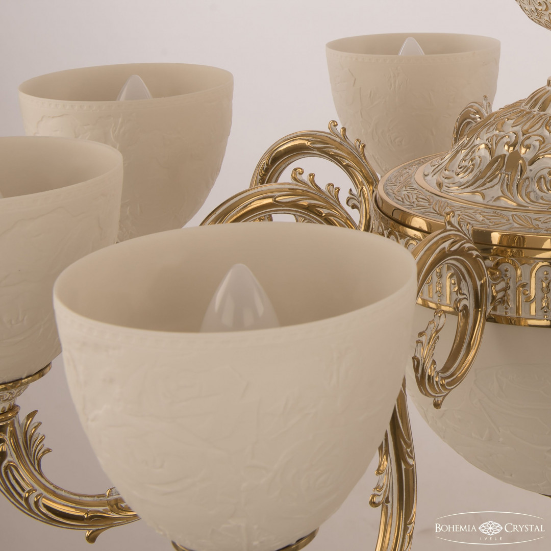 Люстра бронзовая 71203P/8/210 GW P1 U Rose