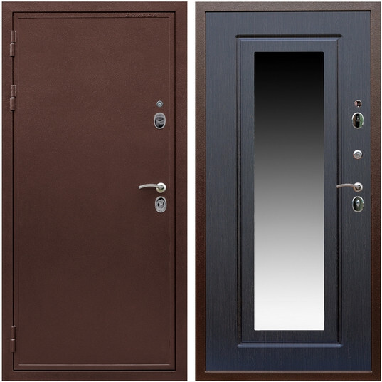 Дверь входная Graf Лондон Антик медь / МДФ 16 мм ФЛЗ-120 Венге