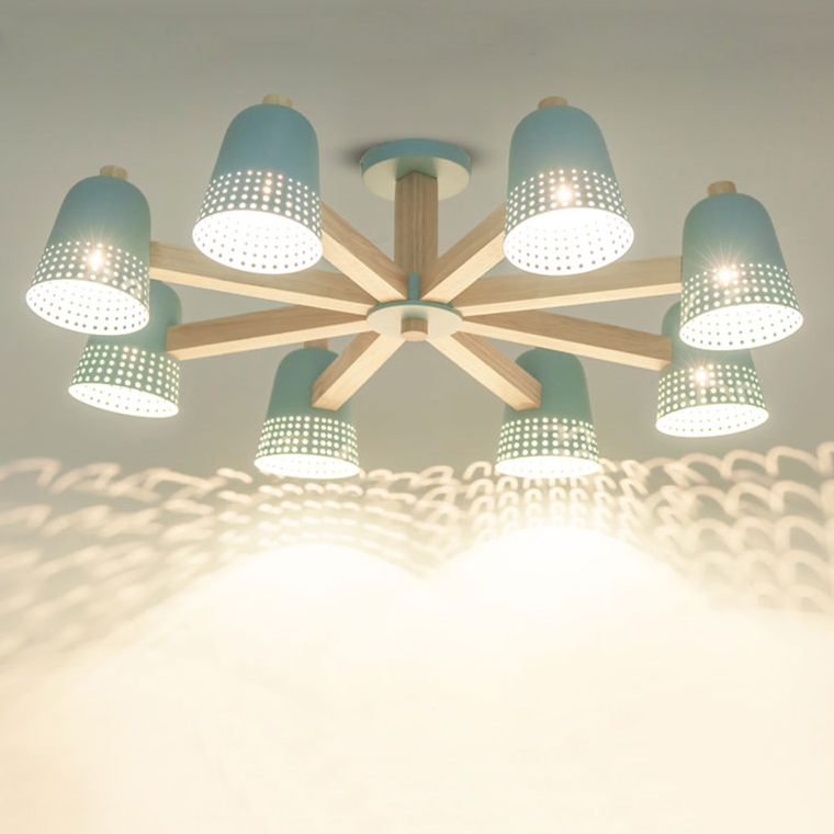 Люстра на штанге TRACERY 8 lamps by ImperiumLoft