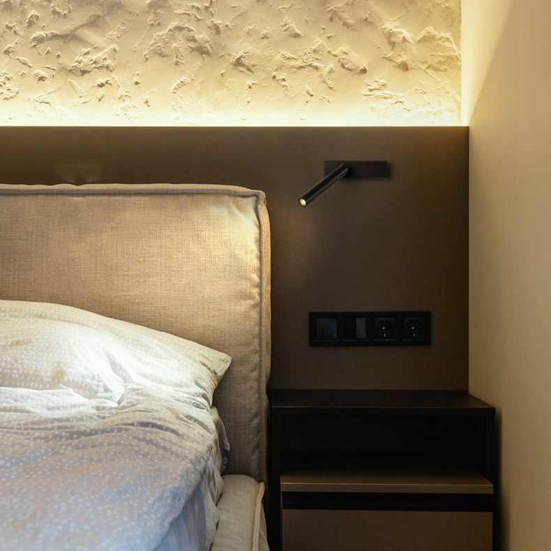 Настенный светильник OLINN Left Black by ImperiumLoft