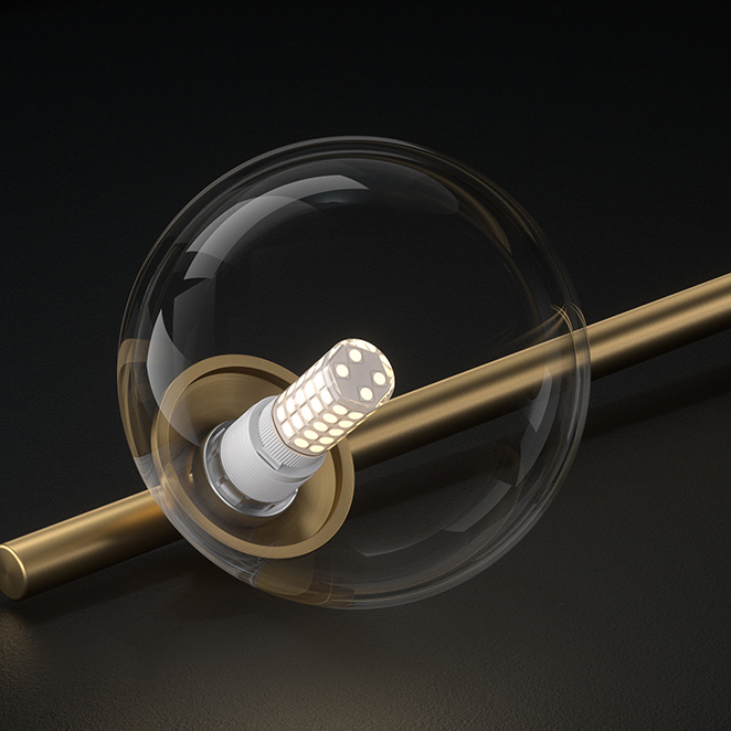 Потолочный светильник MELODY WAVE L100 by ImperiumLoft