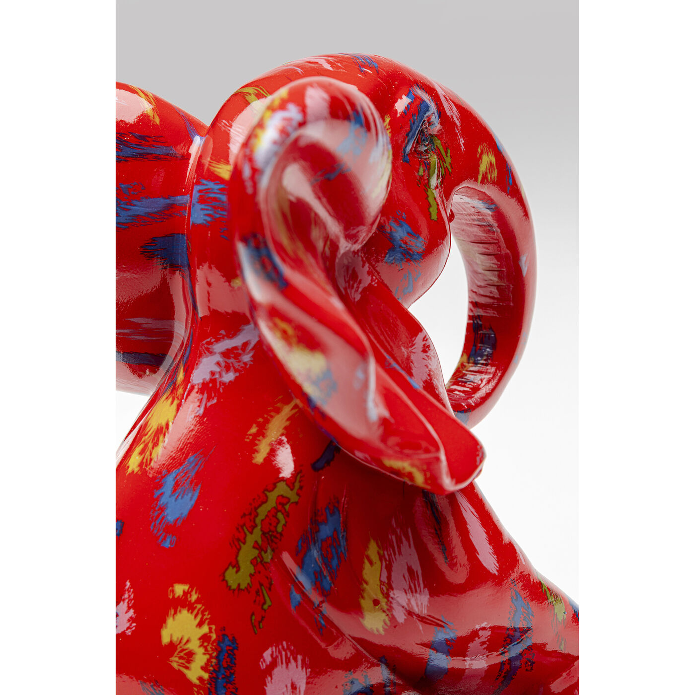 Фигура декоративная Elephant Dots Red 18 см KARE 56174