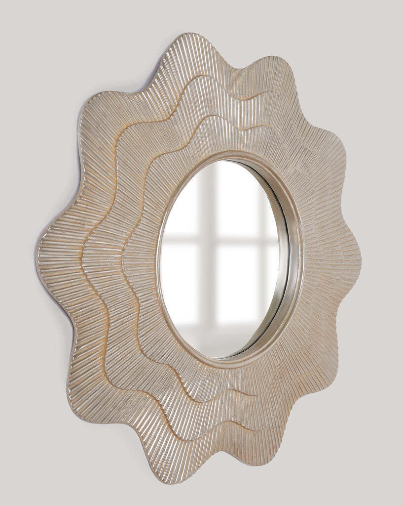 Зеркало в серебряной раме Марайа Louvre Home LH013S