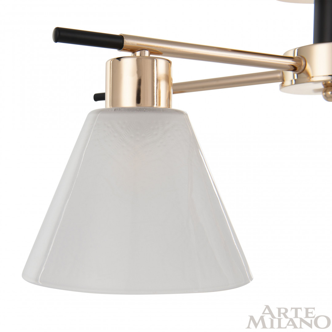 Люстра с плафонами 322119/3 FG+BK Arte Milano