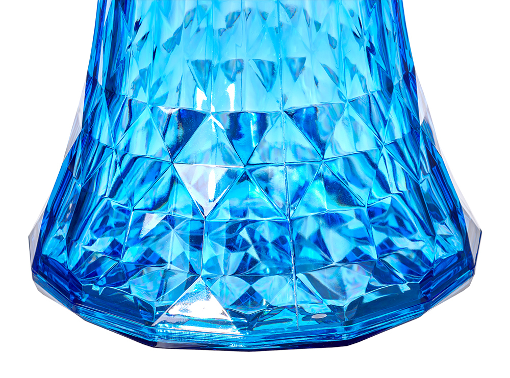 Стул-пуф Stone прозрачный синий Bradex Home FR 0823