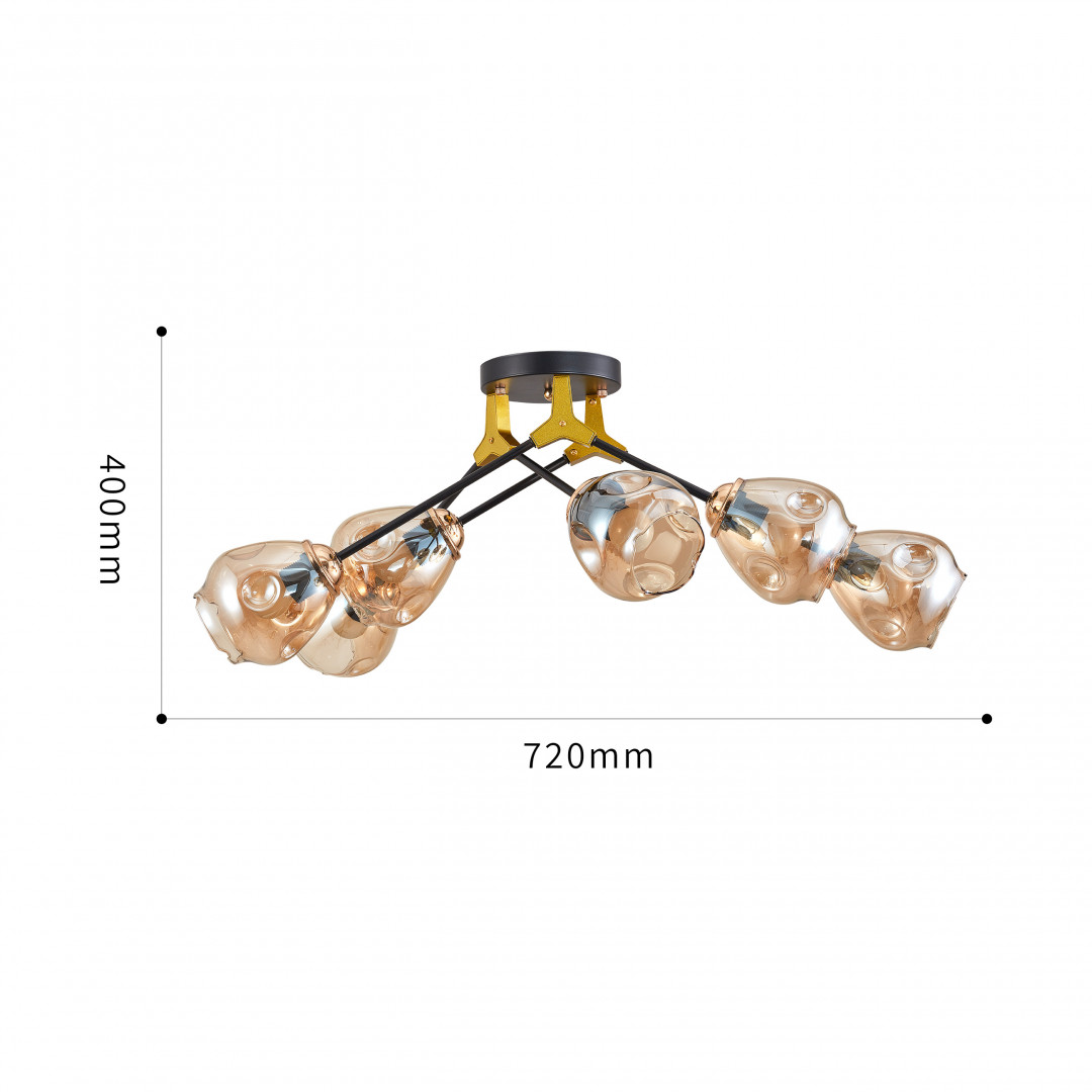 Люстра 252588/6 Br Arte Milano