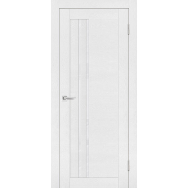 Межкомнатная дверь Graf PST-10 белоснежный лакобель белый ясень (2000 х 800)