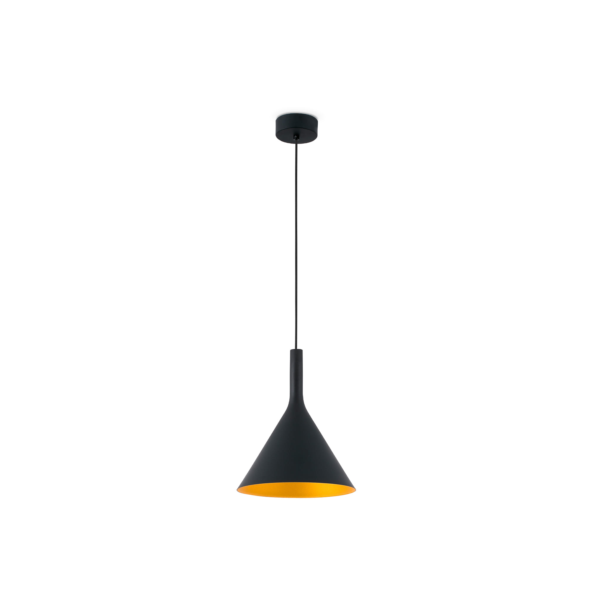 Подвес Pam Led G черный с золотым Faro