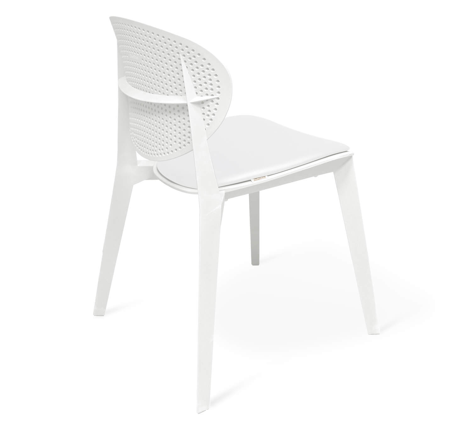 Стул Luna с мягким сиденьем белый Bradex Home RF 0037