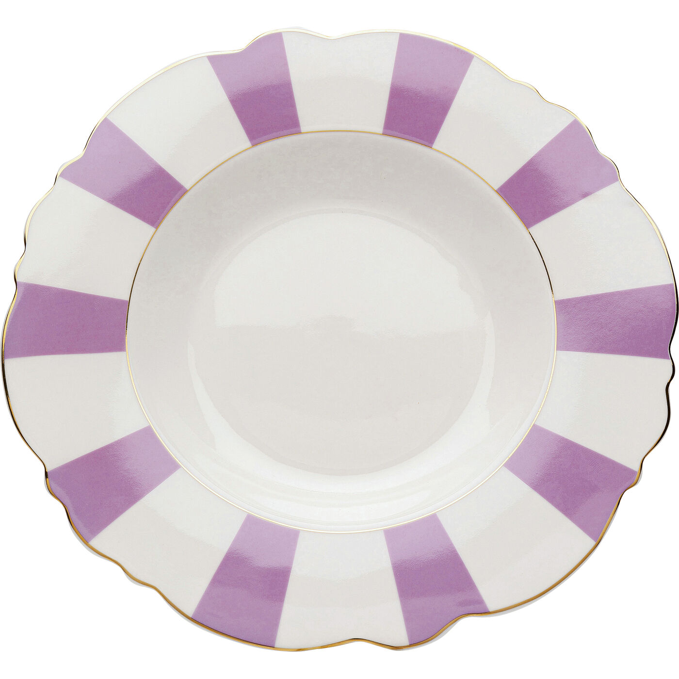 Тарелка Deep Harlequin Purple Ø23cm KARE 56990