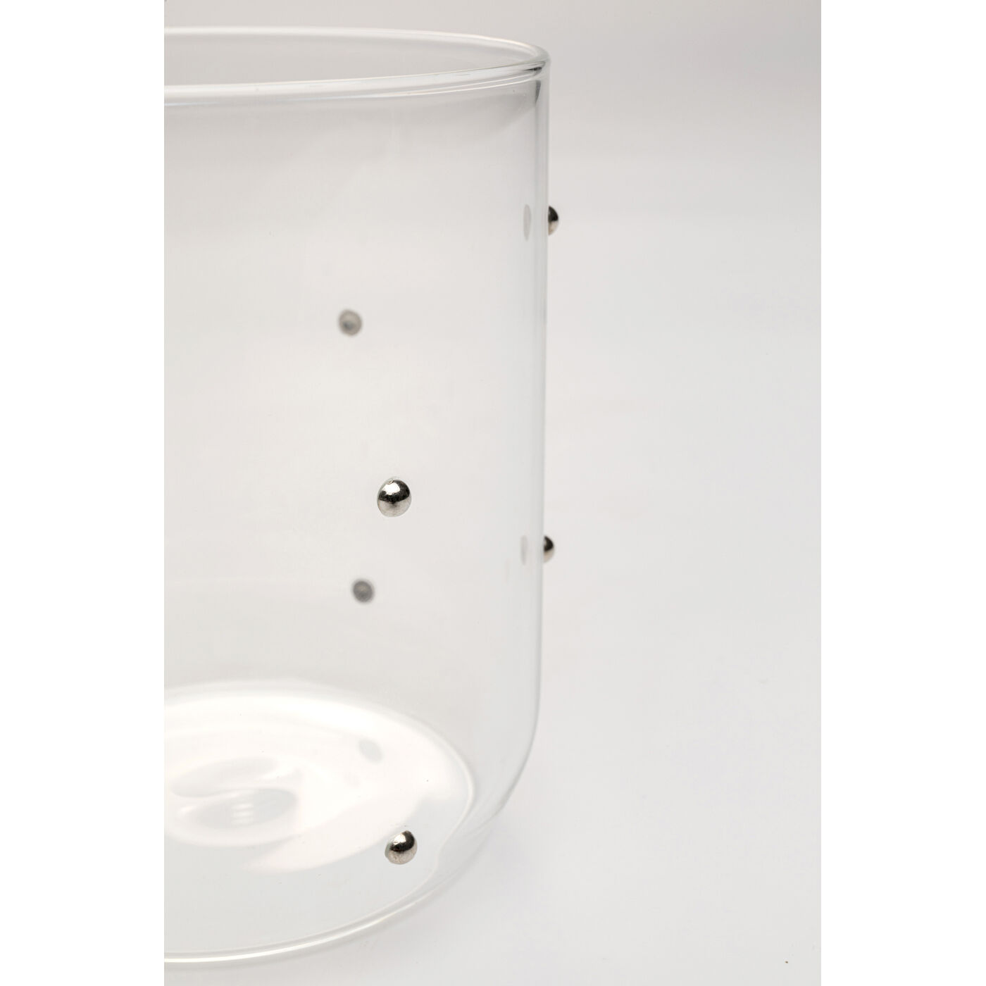 Стакан Glam Dots Silver 9cm KARE 58020