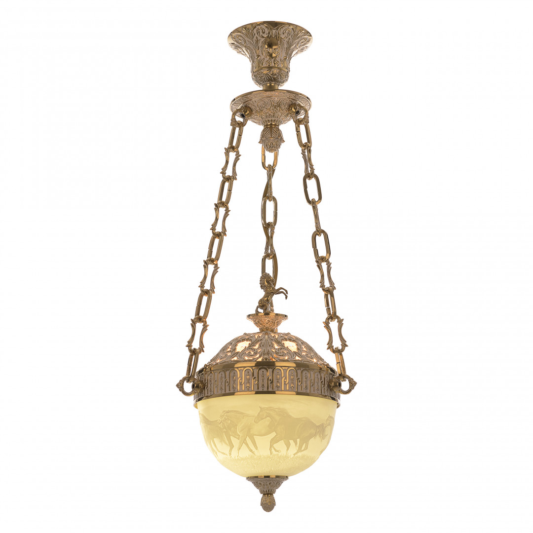 Подвесной светильник бронзовый 71000P/20AZ GW Horse FH1S