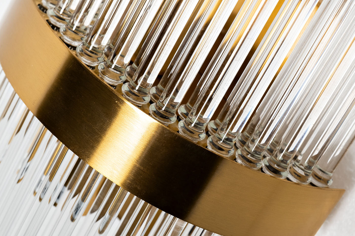 Бра стеклянное (латунь) Garda Decor 92EL-YG59025