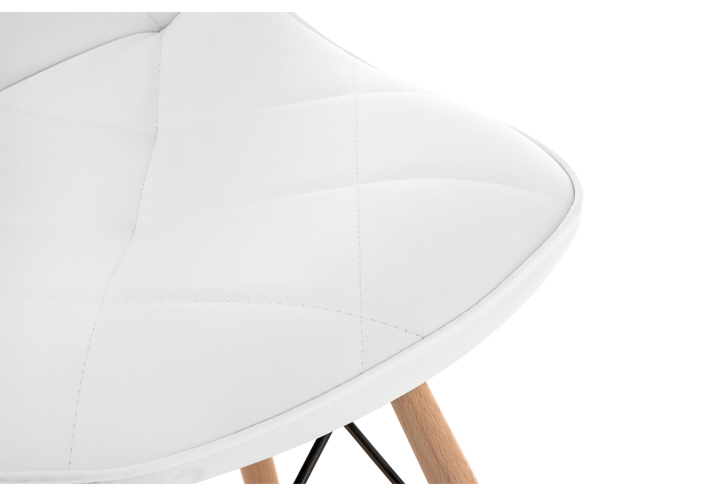 Стул деревянный Woodville Kvadro 1 white / wood 15365