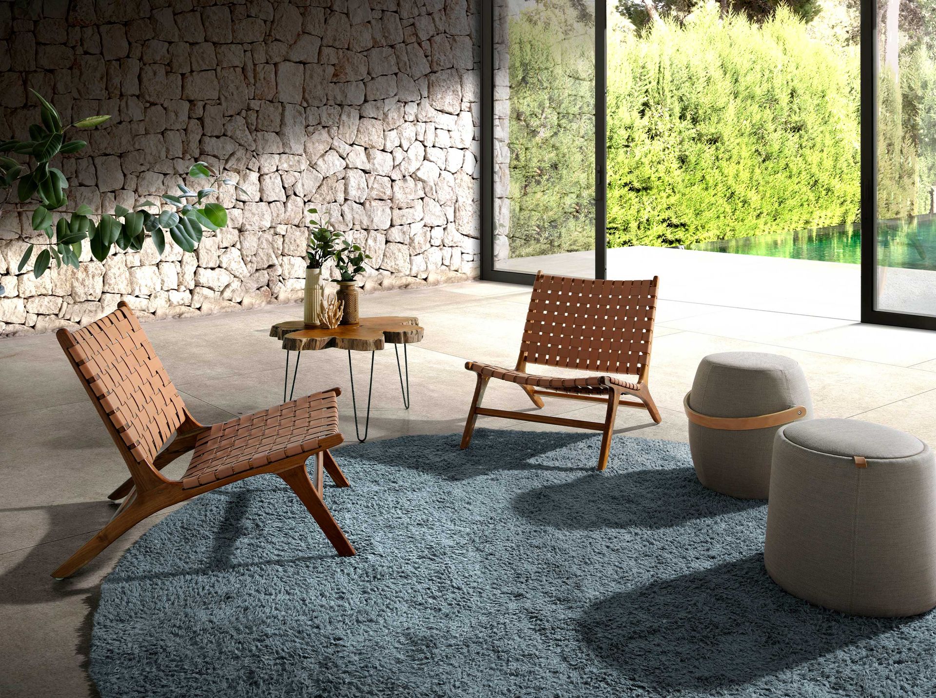 Пуф CLUB54 /5073 серая ткань Angel Cerda