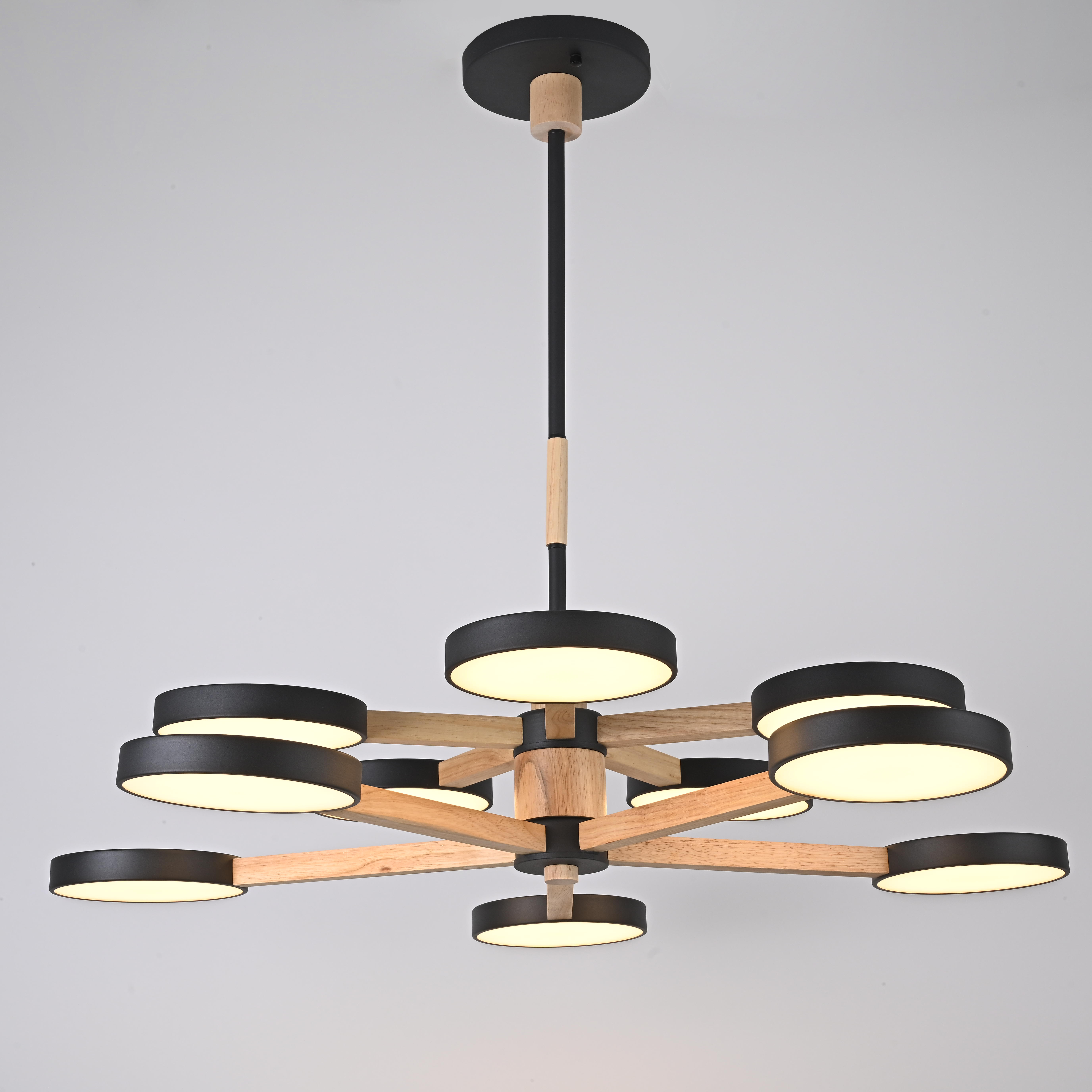 Подвесная люстра TURNA DBL L10 Black by ImperiumLoft