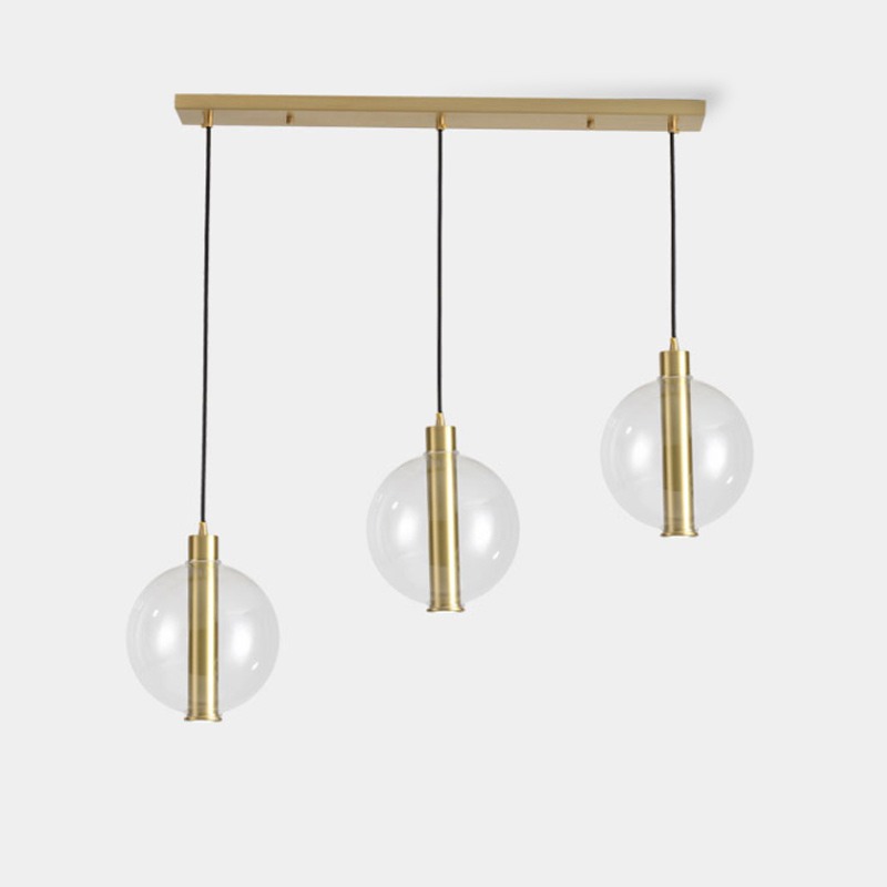 Подвесной светильник CENTER 3 Планка by ImperiumLoft