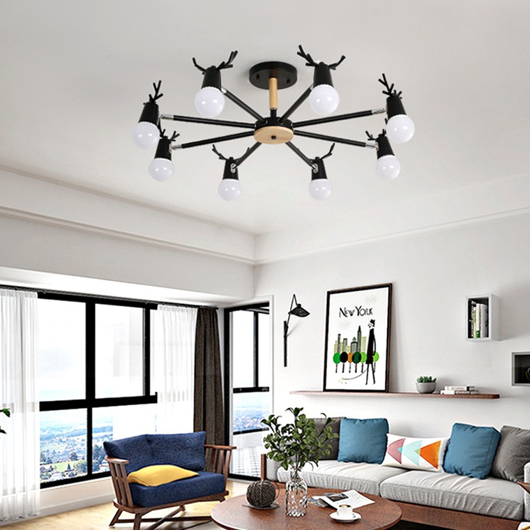 Подвесная люстра DEERCH D65 Black by ImperiumLoft