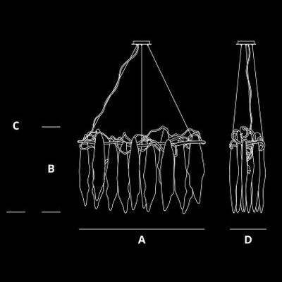 Люстра Serip Niagara CT3367/6