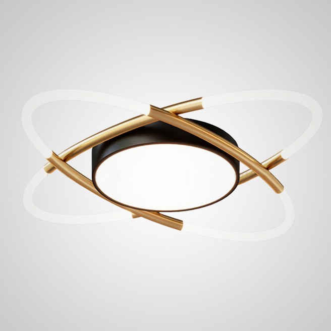 Потолочный светильник IRIA D60 Black Gold by ImperiumLoft