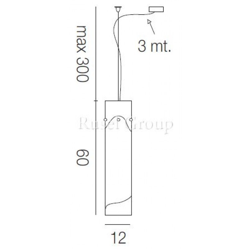 Подвесной светильник Vistosi LIO SP 60 D1