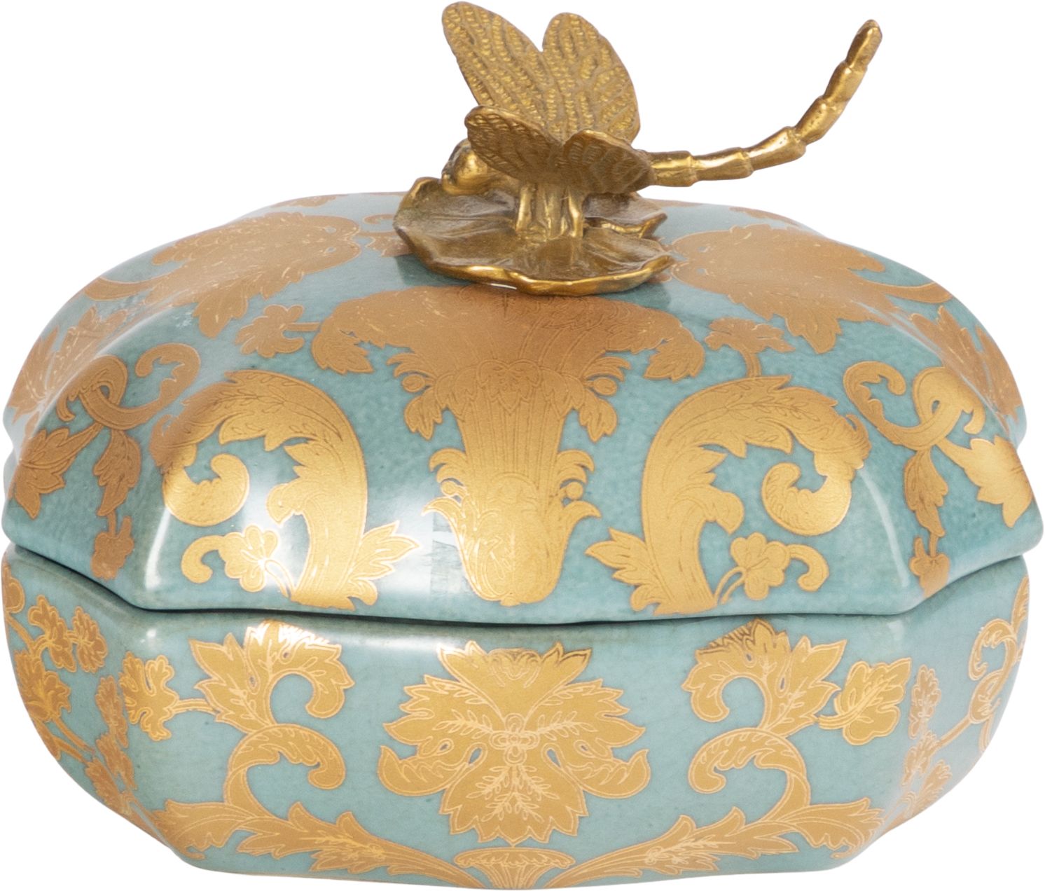 Шкатулка со стрекозой Glasar 31G2005/B344C/NB4199