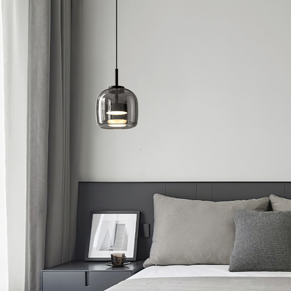 Подвесной светильник NALLE D38 Grey by ImperiumLoft