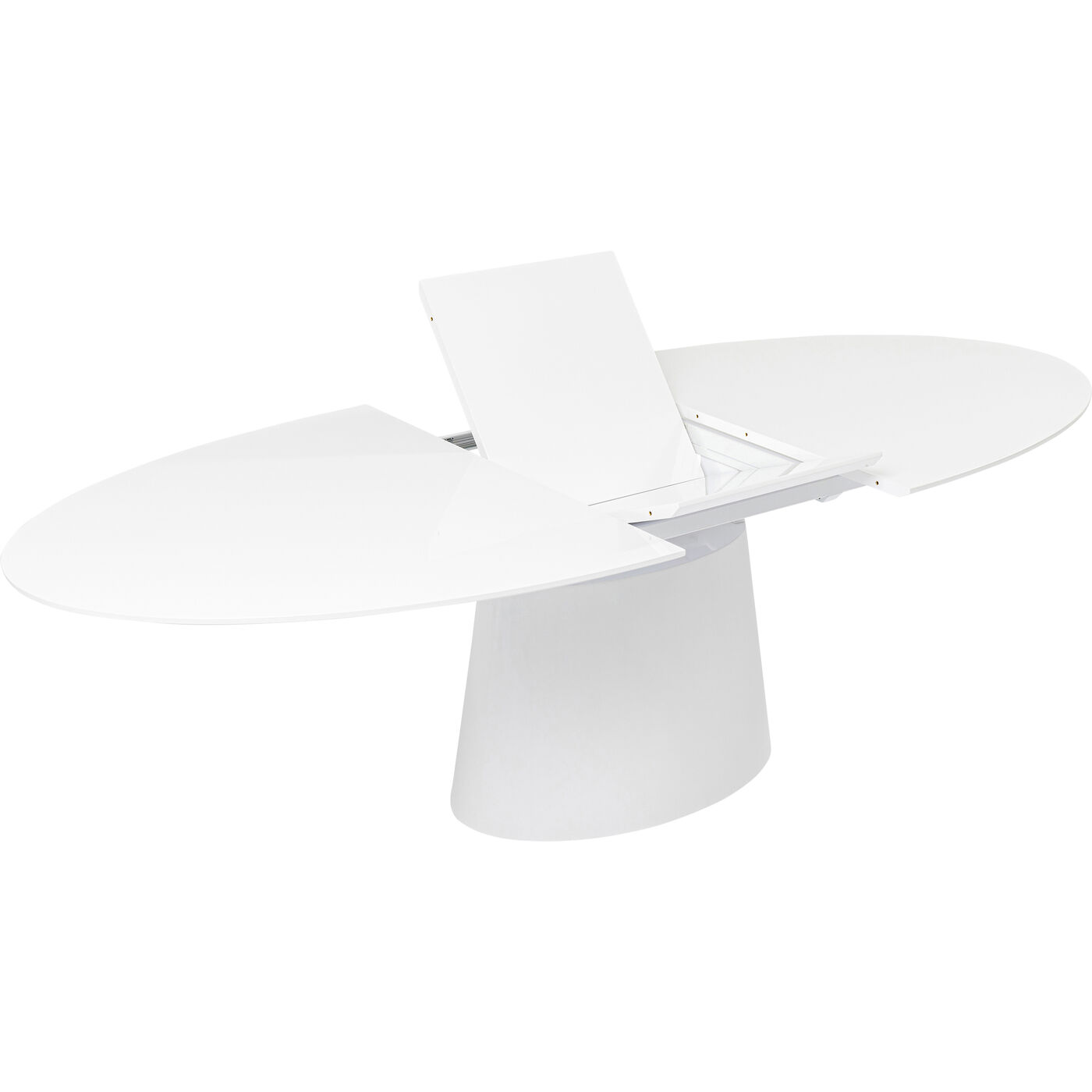 Стол раздвижной Benvenuto White Gloss200(50)x110cm KARE 40819