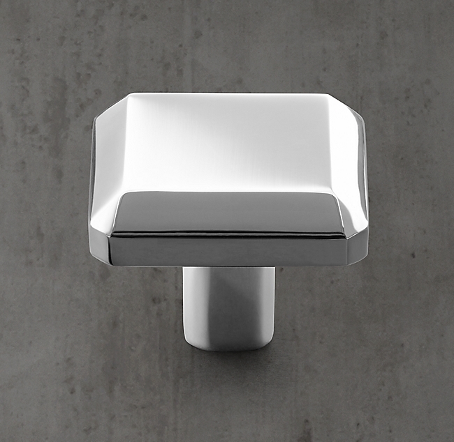 Ручка-кнопка Restoration Hardware Regent L.3.2 Polished Chrome