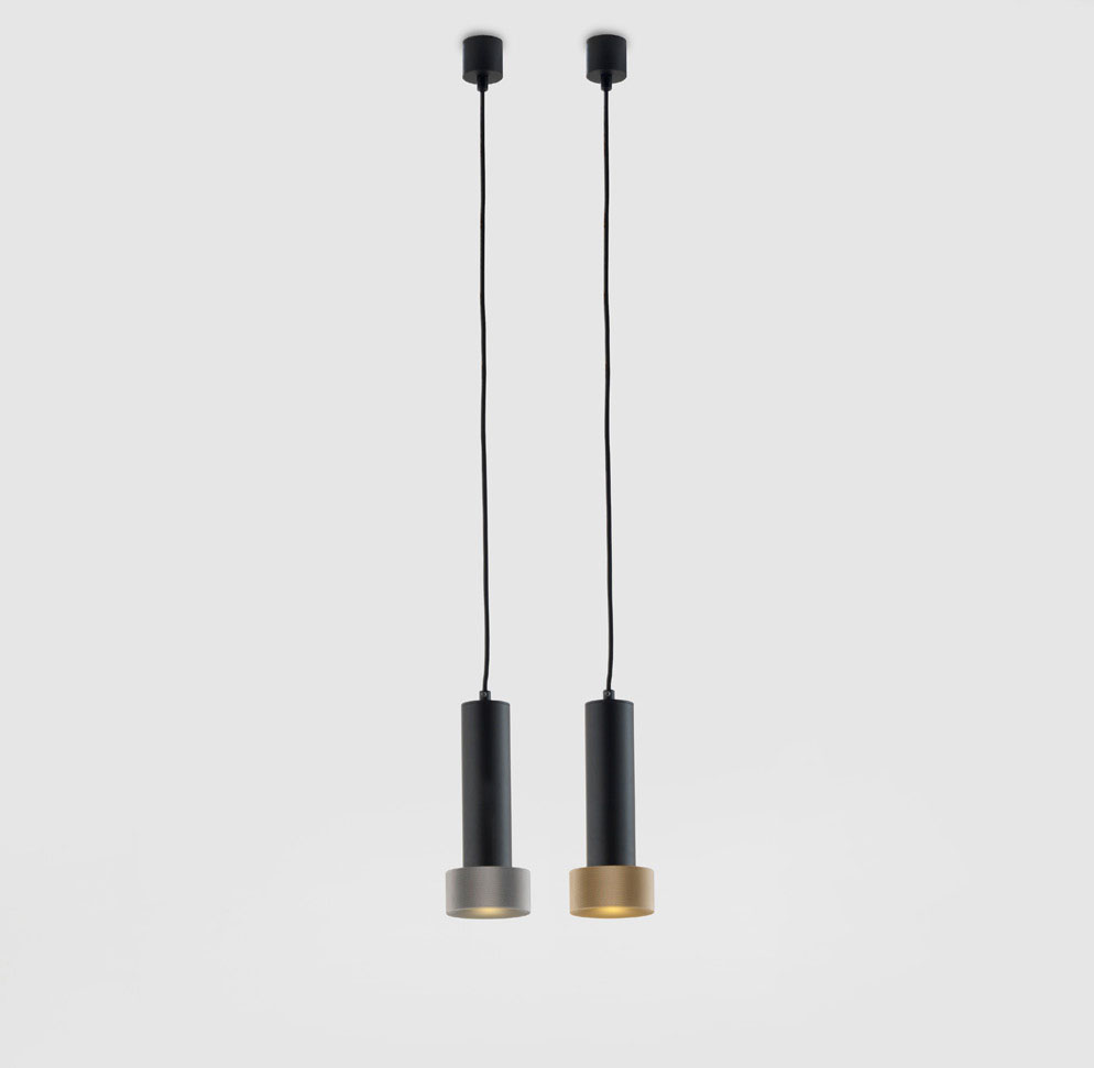 Подвесной светильник Focus черный - золотой Aromas del Campo