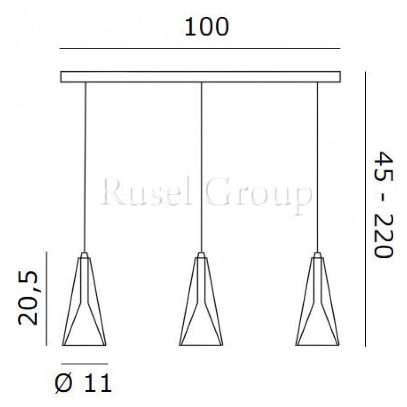 Подвесной светильник de MAJO LOLLI S3L