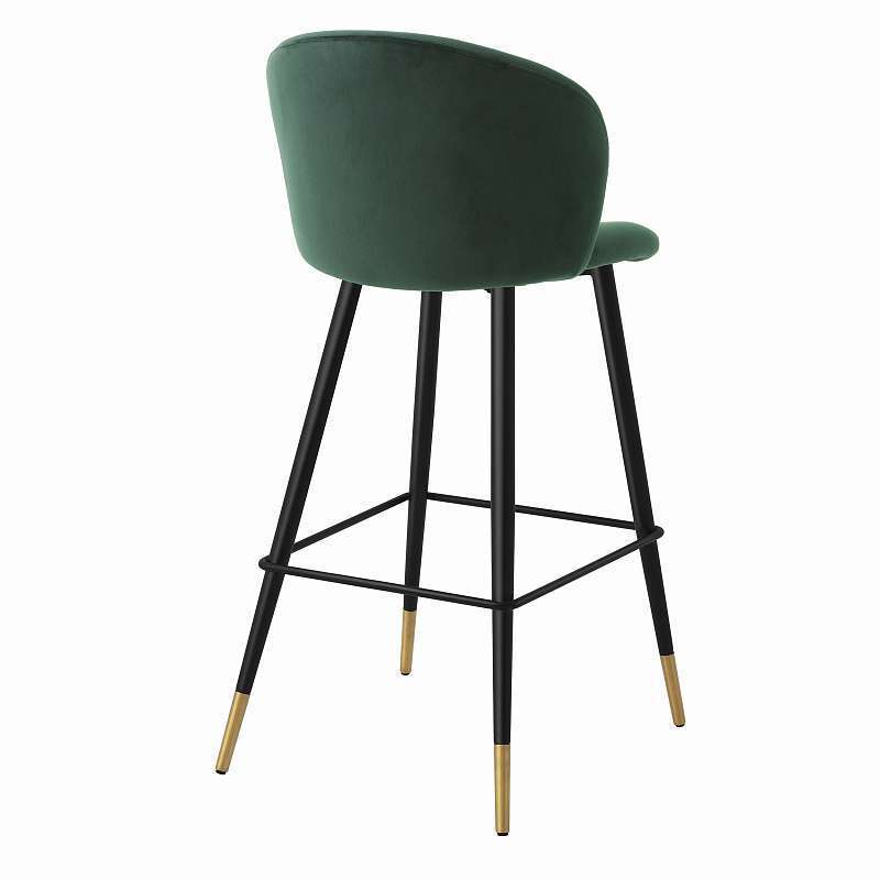 Барный стул Eichholtz Volante dark green velvet 115733