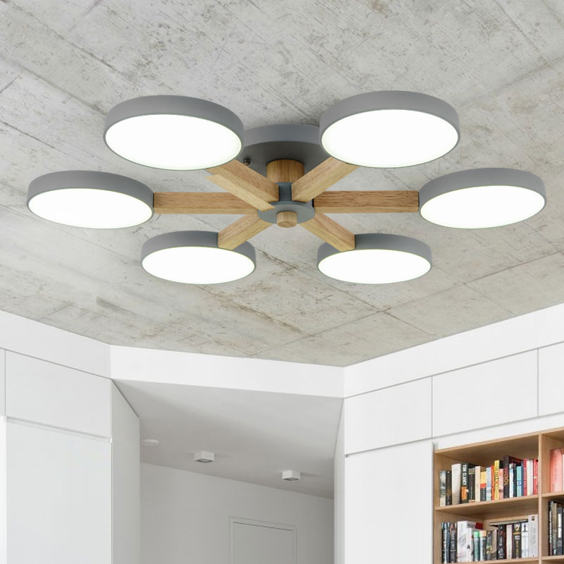 Потолочная люстра TURNA 3 Gray by ImperiumLoft