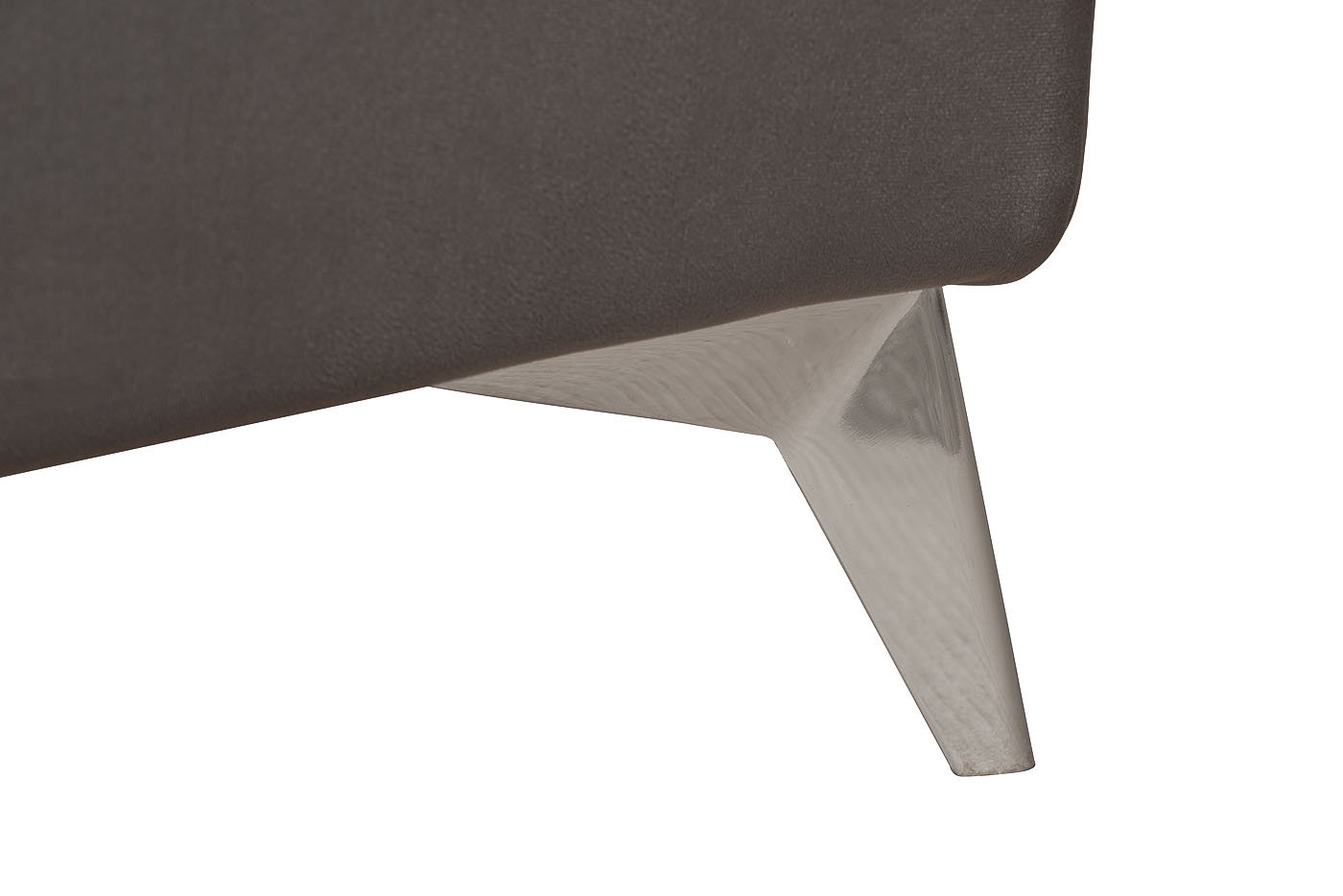 Кровать Siena велюровая серая Garda Decor Siena2К-160-Colt017
