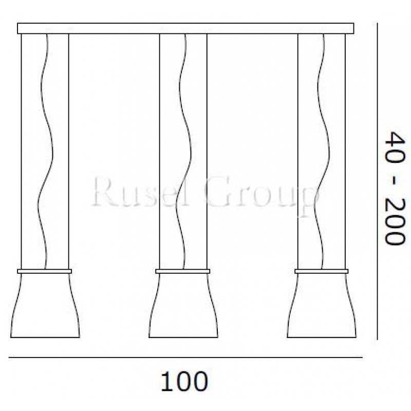 Подвесной светильник de MAJO BELL S3L