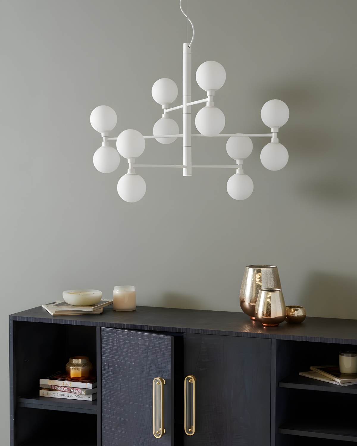 Белая люстра Гровер Louvre Home LCH040825SWL